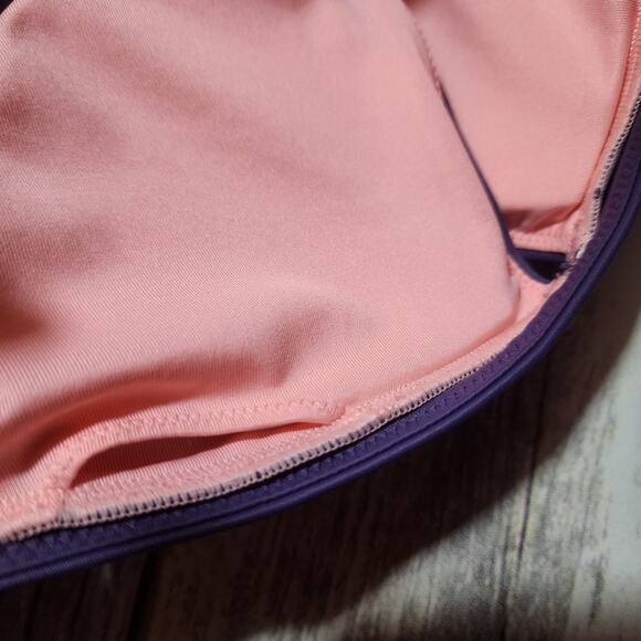 Victoria's Secret purple triangle bikini top woman's size small - Picture 5 of 10